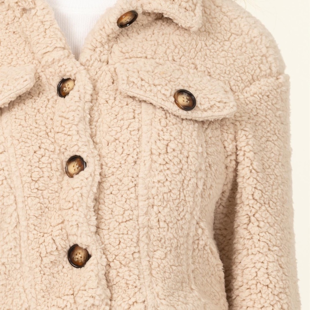 PLAY IT RIGHT TEDDY BUTTONDOWN JACKET - Picture 5 of 5